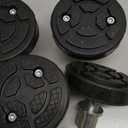 4pc 35mm Car Lift Pad Rubber Tray Heightening Feet Plus High Leg Pads Shaft Diameter