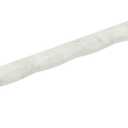 Amerock Carrione 8 inch (203mm) Center-to-Center Marble White/Polished Nickel Cabinet Pull, BP36663MWPN