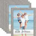 Icona Bay 8x10 Picture Frames (Alder Gray, 3 Pack) Sturdy Wood Composite Photo Frames 8 x 10, Sleek Design, Table Top or Wall Mount, Exclusives Collection