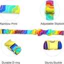 Rainbow Dog Collar, Rainbow Stripes Collar for LGBT Pride Month Holiday Dog Collar Girl or Boy Adjustable Collar for Small Medium Large Dogs (Small (Pack of 1), Rianbow)