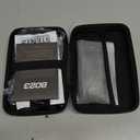 Foldable Keyboard and Mouse, Folding Keyboard Mouse Combo with Travel Case,Bluetooth Portable Mouse Keyboard for iPads Laptop Tablets-Black