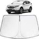 ZATOTOO Windshield Sun Shade for 2017-2022 Honda CR-V Car Window Shades for Front Windshield Ultra-bright Reflective Sun Shade for Car Windshield, Front Window Sun Shade Blocks UV Rays Reduce the Heat