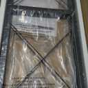 HCHQHS Bookshelf, 3-Tier Industrial Bookcase, Rustic Open Book Shelf, Wood and Metal Horizontal Bookshelves