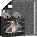 IMMCUTE Dog Pee Pads Extra Large 30"X36", 30 Count, Charcoal Puppy Pads, Absorbent Pads & Fast Drying Potty Pads for Dogs with Adhesive Strip, Disposable Pee Pads , Idea for Pet Training, Jumbo Size (Black)