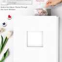 Artfeel Photo Album Self Adhesive Scrapbook Album for 3x5 4x6 5x7 8x10 Pictures,40 Pages Linen Cover with Display Window DIY Photo Book,Ideal Gifts for Family Travel Wedding Baby