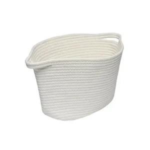 Small Storage Basket White