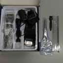 oneisall Quiet Cat Clippers for Matted & Long Hair, 2-Speed Cordless Pet Shaver Grooming Kit for Cats, Small Dogs & Animals (Black)