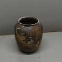 Denique Rustic Vase for Home Decor, Farmhouse Terracotta Vases, Large Ceramic Vase for Living Room Decor, Black Pottery Vase Large Clay Vase, Rustic Farmhouse Tabletop Decor(B-22cm) (B-8.86inch Height)