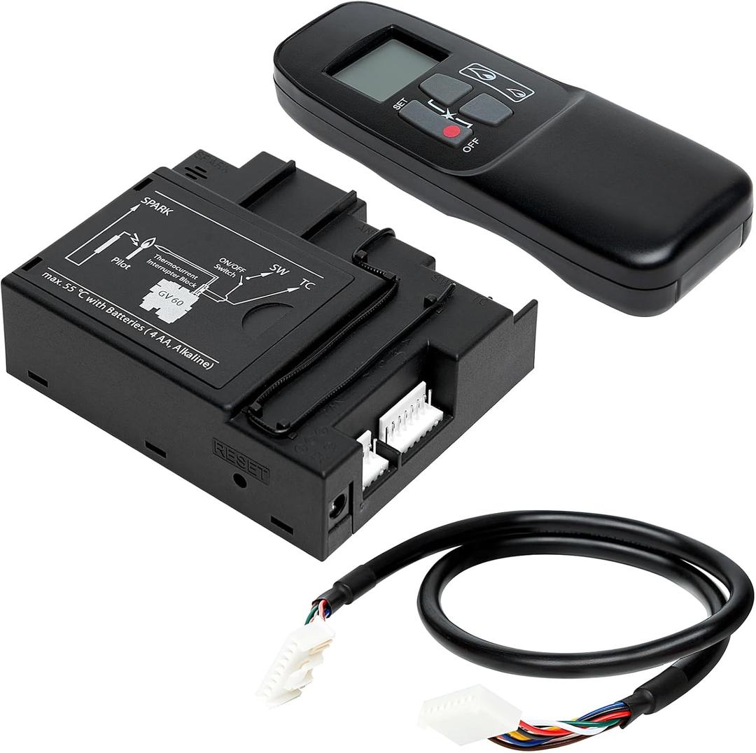XHEIN G6R-R3AM GV60 Control Module Receiver Kit with G6R-H3T5 Remote & Wire Harness Compatible with Empire, Real Fyre, Valor, RH Peterson Gas Fireplaces