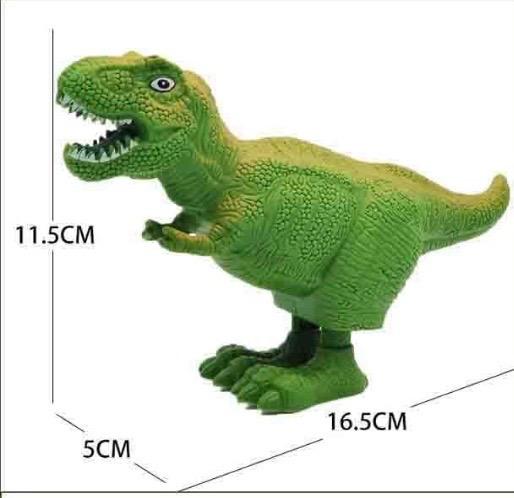  10 Pack Wind Up Dinosaur Green