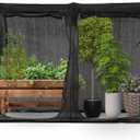 Large Tunnel 8.2'x4' Sunshade Cloth Gardening Net,Easy Set up 6FT Tall Crops Shade Net Cover, UV Resistant Plant 80% Sunblock Net for Vegetables,Fruits and Mini Flower Pot with Stakes and Carry