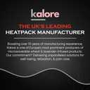 Microwavable Heating Pads for Winter Warmth, Back, Stomach & Head Comfort Kalore Cotton Tartan Neck Wrap Even Heat Distribution Hot Compress Bag Wheat Heat Pad XL Lavender Scent Purple