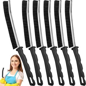 Crevice Cleaning Brush,New Multifunctional Cleaning Brush Tool, Bathroom Gap Brush, Home, Kitchen, Bathroom, Window, Vehicle, Faucets, Toilet,6 Pcs