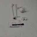 InnoGear Low Profile Mic Arm, 360 Rotatable Microphone Boom Arm Mic Stand for Fifine AM8 K669B Blue Yeti HyperX QuadCast SoloCast AT2020, with Mic Clip 3/8" to 5/8", 3/8" to 1/4" Adapter, White