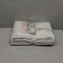 Natural Pinch Pleated Thick Linen Curtains 70 Inches Wide 2 Panels Set, Light Filtering Pinch Pleated Curtains Drapes with Hooks for Sliding Patio Door, Heavy-weight Faux Linen Memory Trained Curtain