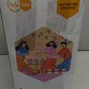 Turbo Bee 120 Pack 9 OZ Clear Plastic Cups with Dome Lids, Disposable Dessert Cups with Lids for Fruit, Snack Smoothie, Pudding and Ice Cream (No Hole)