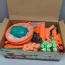 Marlrin Shooting Games Toys for Age 5 6 7 8 9 10+ Year Old Boys, Kids Toy Sports & Outdoor Game with Moving Shooting Target & 2 Popper Air Toy Guns & 24 Foam Balls, Gifts for Boys and Girls