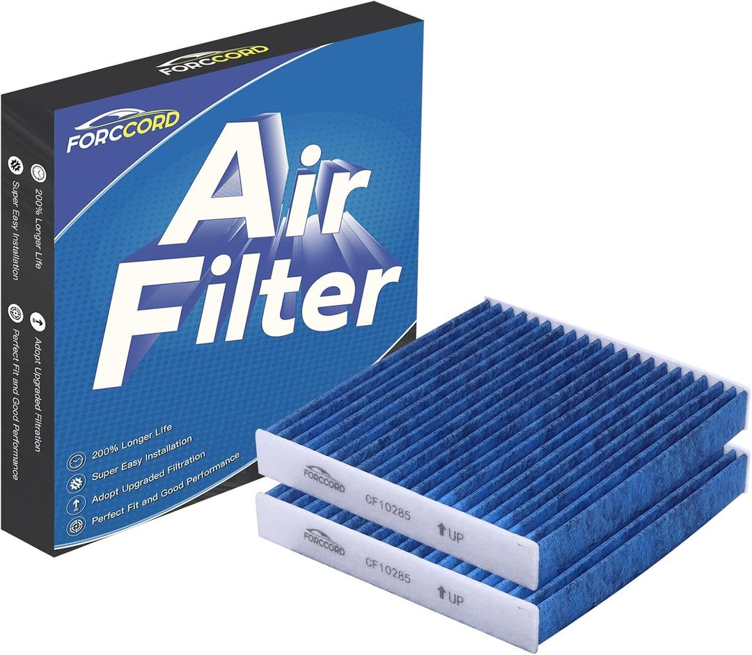 2-PACK HEPA Cabin Air Filter Fits for ENCLAVE (08-17), TRAVERSE(09-17), ACADIA(07-16), ACADIA LIMITED(2017), OUTLOOK(07-10) Activated Carbon Cabin Filter Replacement CF11663 Car Accessories