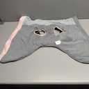 SUNFURA Dog Jacket, Large Dog Coat with Harness Built in, Warm Pet Winter Jacket Zippered Snow Coat with Furry Collar, Waterproof Fleece Snowsuit for French Bulldog, Pink L