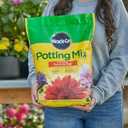 Miracle-Gro Potting Mix - For Container Plants, Flowers, Vegetables, Shrubs, Annuals, Perennials, Potting Soil Mix, Feeds up to 6 Months, 8 qt. (2-Pack)