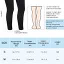 Roadbox Kids Long Compression Leg Sleeves, 2/3 Pairs Youth Sports Basketball Support, Football Running Cycling for Boys Girls (Black)