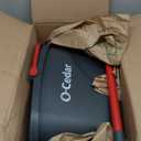 O-Cedar EasyWring Microfiber Spin Mop & Bucket Floor Cleaning System + 2 Extra Refills, Red/Gray