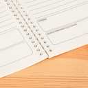 2 x 2 Packs Church Notes Notebook,Sermon Notes Notebook,Church Notes Journal,Scripture Notes, 80 Double-Sided Page,Transparent Waterproof Hardboard Cover