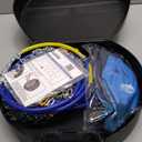 Snow-Chains Auto Fixing 1 Min Quick Fit Easy Installation Tire-Chains, Portable Reusable Universal Emergency Tire Traction Chain for Passenger Car, Pickup Trucks and SUV - Set of 2