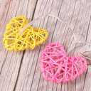 KESYOO Lndoor Light Heart Decorative Light Heart Fairy s Cute Room Decor Party Hanging s Valentines Day Decor Garden Outdoor -Shaped Wooden (2.5M)