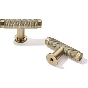 khtumeware 10 Pack Brushed Antique Copper Knurled Cabinet Pulls 2 Inch Cabinet Pulls Drawer Pulls Kitchen Hardware Kitchen Handles for Cabinets Cupboard Handle (Knobs)