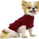 LOPHIPETS Lightweight Dog Sweaters for Puppy Small Dogs Puppy Chihuahua Yorkie Clothes-Red/S