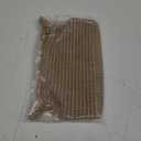 Women's Straw Woven Beach Bag Summer Vacation Shoulder Purse (Brown)