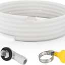 HOXHA 20 Ft Air Conditioner Drain Hose Kit Plastic Tubing for AC Condensate Flexible Drain Hose for Mini Split AC Portable AC Washer Dishwasher Faucet