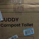 Cuddy Composting Toilet – Odorless, Waterless & Self-Contained for RVs, Vans, Boats, Tiny Homes & Off-Grid | 3.9 Gal, 12V Fan, Carbon Filter, No Chemicals, Easy Clean