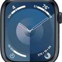 Apple Watch Series 9 [GPS, 45mm] - Midnight Aluminum Case with Midnight Sport Band, M/L