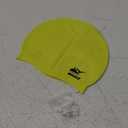 Silicone Swim Cap - Waterproof Non-Slip High Elasticity - Keeps Hair Dry Perfect for Men and Women Large Swimming Cap (Green)