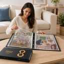 Protective Puzzle Storage Book, Puzzle Binder for Finished Puzzles | 28.3"x20.5" Puzzle book holder & puzzle saver book. Premium organizers and storage for adults 1000 pieces.