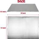 Half Sheet Cake Box with 1/2" Extra Thick Cake Drum,14x19x4 inches, 19x14x4 inches