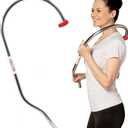 Hall of Fame Neck & Back Massager Tool - Trigger Point Massage Tool with Self Massage Hook for Pain Relief, Shoulder, Neck, and Back Muscle Knot Remover - Gift for Men and Women