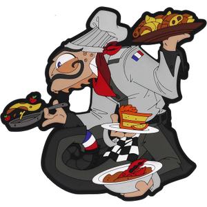 Chameleon Legion French Chef Cook PVC Patch