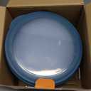 Homienly Bowls for Kitchen, Wheat Straw Bowls with Lids, Salad Container for Lunch, Unbreakable Microwave and Dishwasher Safe 40 OZ Large Bowl for Soup, Cereal, Ramen, RV, Camping, College Dorm, Blue