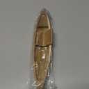 STOBOK Wooden Boat Model 9.84 Inch Small Rowboat Craft Natural Desktop Ornament for Home Office Bedroom Decoration (25.00X5.00X4.50CM)