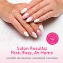 4 x SUNUV 16 Color Gel Nail Polish Kit with Base Top Coat,White Black Pink Nude Silver Glitters Gel Polish Set, Manicure Set Salon DIY Home Gift