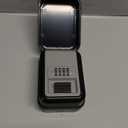 Key Lock Box, Waterproof Wall Mount Lock Box for Keys with Code, 4 Digit Combination Lockbox Resettable Code Security Safe Key Storage Box for Home Office Garage Apartment Realtors (Gray)