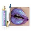 Maydear Chameleon Lipstick, High Pigmented for Women Metallic Shine Lip Gloss, Full-Coverage Multichrome Long Lasting Rainbow Makeup, Blue Purple (#4)