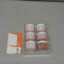 Modelones Acrylic Powder 6 Colors Acrylic Nail Powder Kit Skin Tones Brown Neutral Milky Daily Elegant Nail Acrylic Powder for 3D Acrylic Nail Art Nail Extension No Nail Lamp Needed