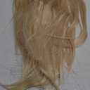 QD-Tizer #613 Blonde Long Straight Synthetic Hair Wigs with Bangs Women's Costume Wig Heat Resistant Hair Replacement Wig (B-Blonde)