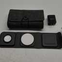 Mophie 3-in-1 Travel Charger with MagSafe - Portable Wireless Charging Hub, Compatible w/Apple Devices, iPhone 17/16/15/14/13/12 Series, Apple Watch Series 11 to 1 & Ultra, AirPods Pro/3rd Gen, Black