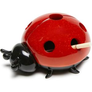Fantasy Ashtray Ash Holder for Smokers Cigarettes Desktop Decoration Garden Statue Gift Outdoor Lawn Patio Gift for Home Office Balcony Yard Lawn (red)