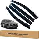 Window Visors Rain Guards for Hyundai Santa Fe 2019 2020 2021 2022 2023 Accessories, Wind Deflectors Vent Shades for Hyundai Santa Fe